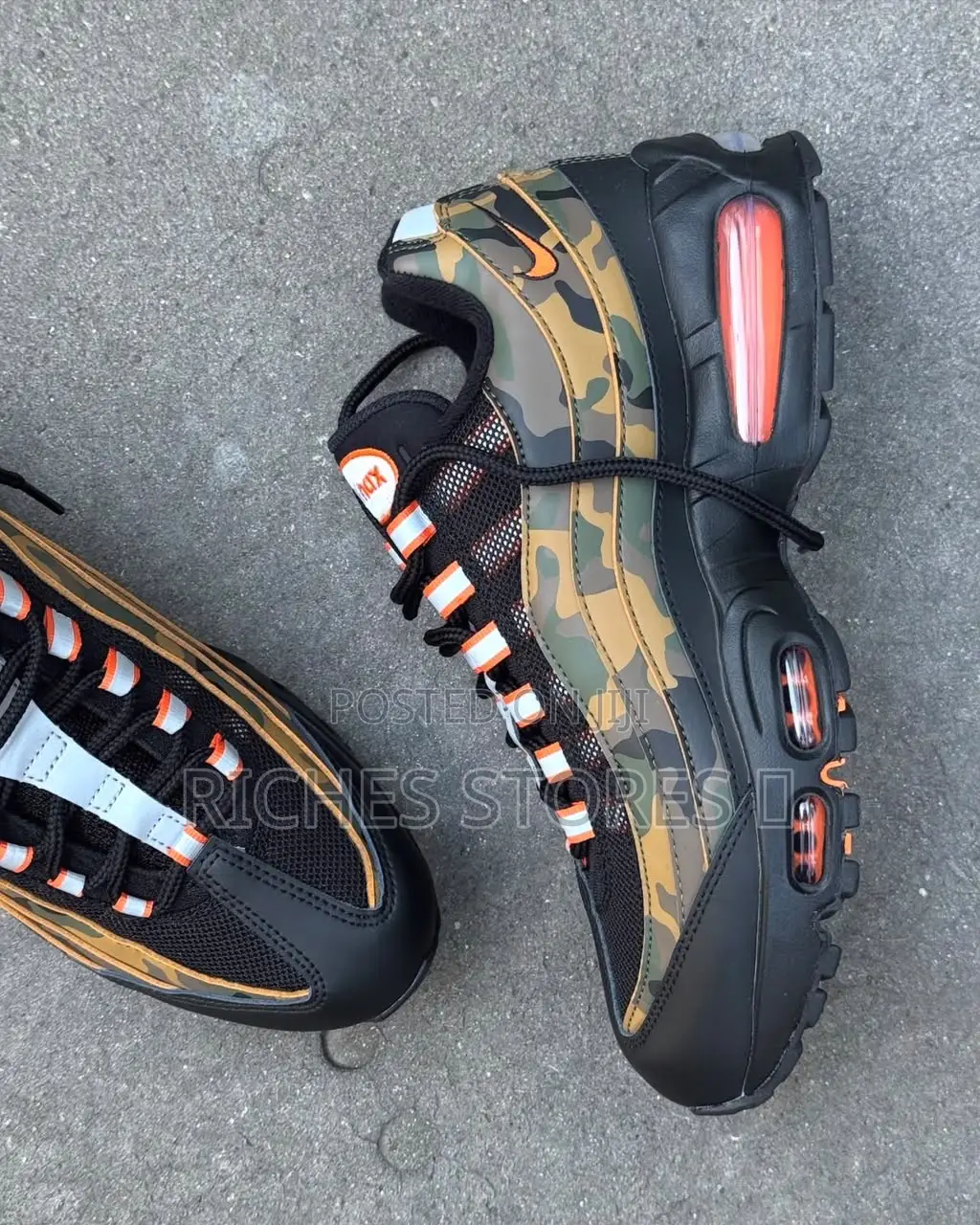 Luxury Nike Air Max 95 Se Woodland Camo Sneakers