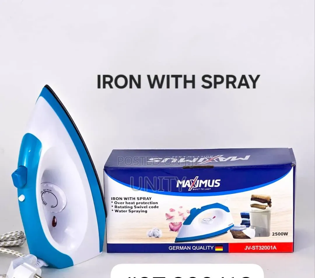 Maximus Iron With Spray German Technology Built to Last.