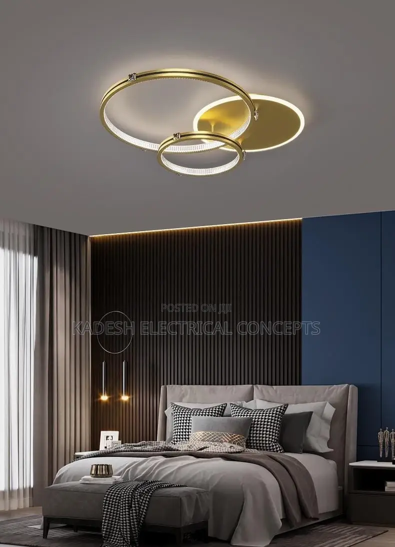 Modern Led Ceiling Lamp for Living Dining Room Bedroom Hotel