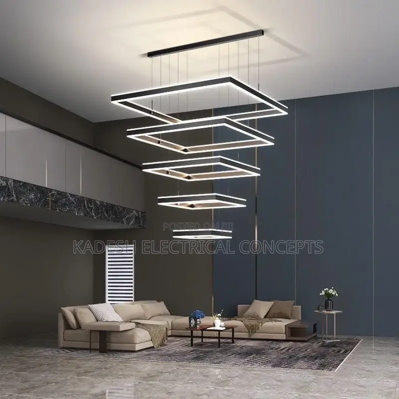 Modern Luxury Pendant Light Art Acrylic Hanging Lamp Home Decoration