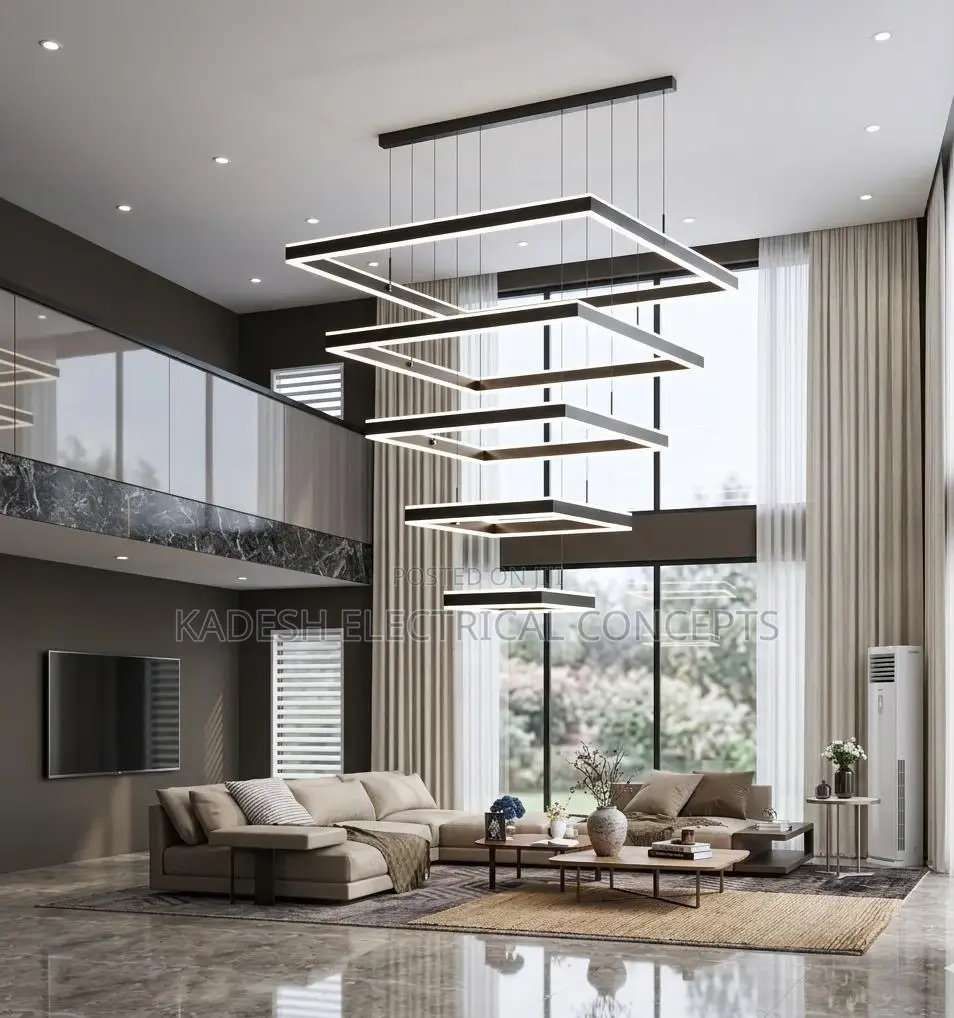 Modern Luxury Pendant Light Art Acrylic Hanging Lamp Home Decoration