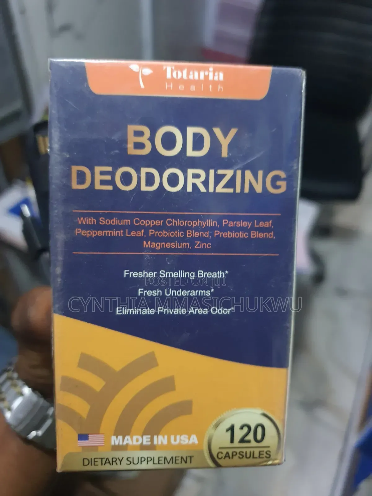 Totaria Health Body Deodorizing Dietary Supplement