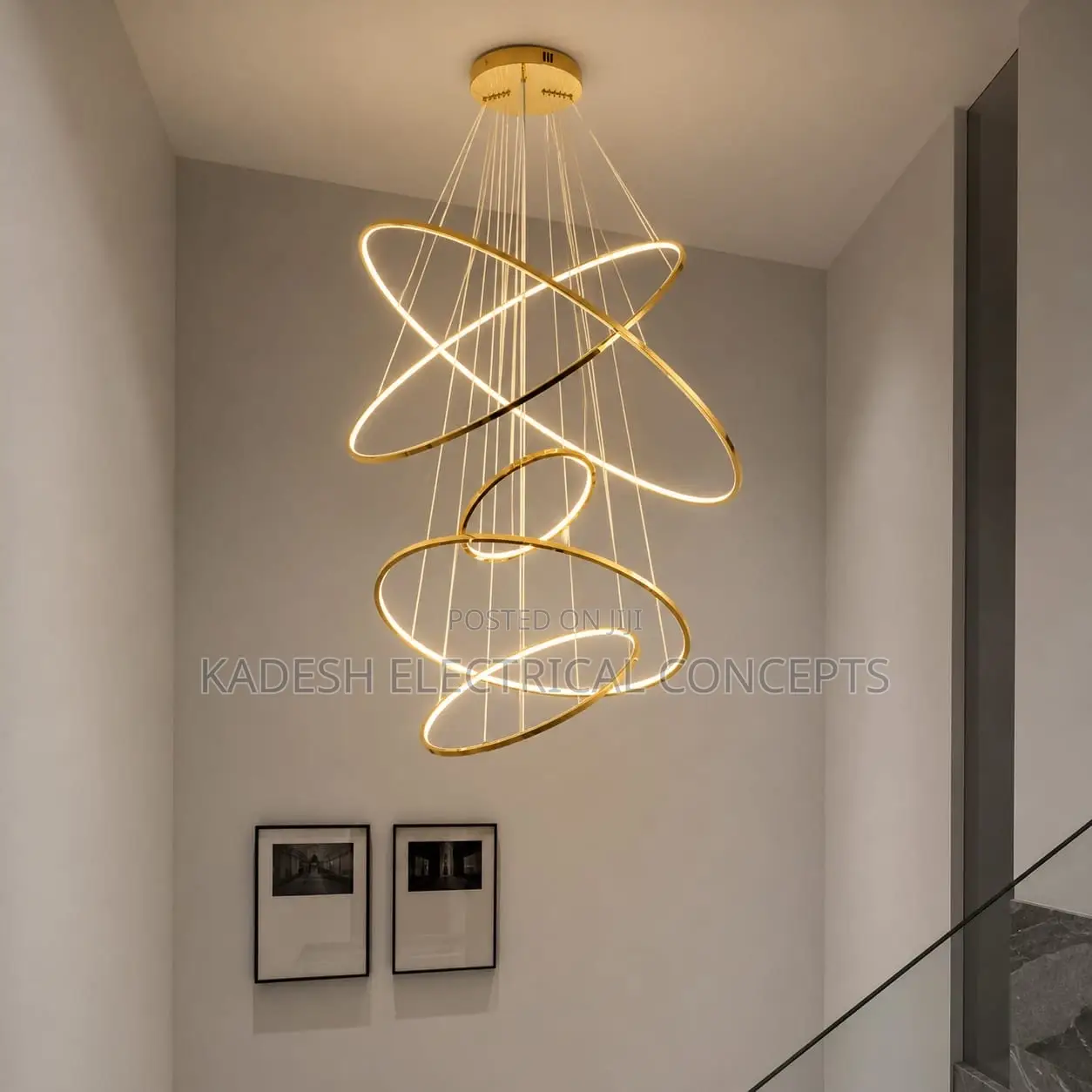 Modern Home Decor Led Lights Pendant Light for Staircase Chandelier