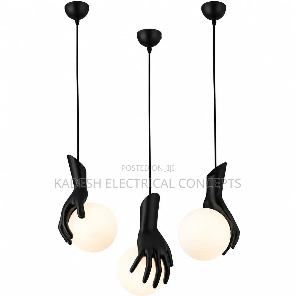 Modern Creative Hand-Palm Chandelier for Living Room Clothing Store