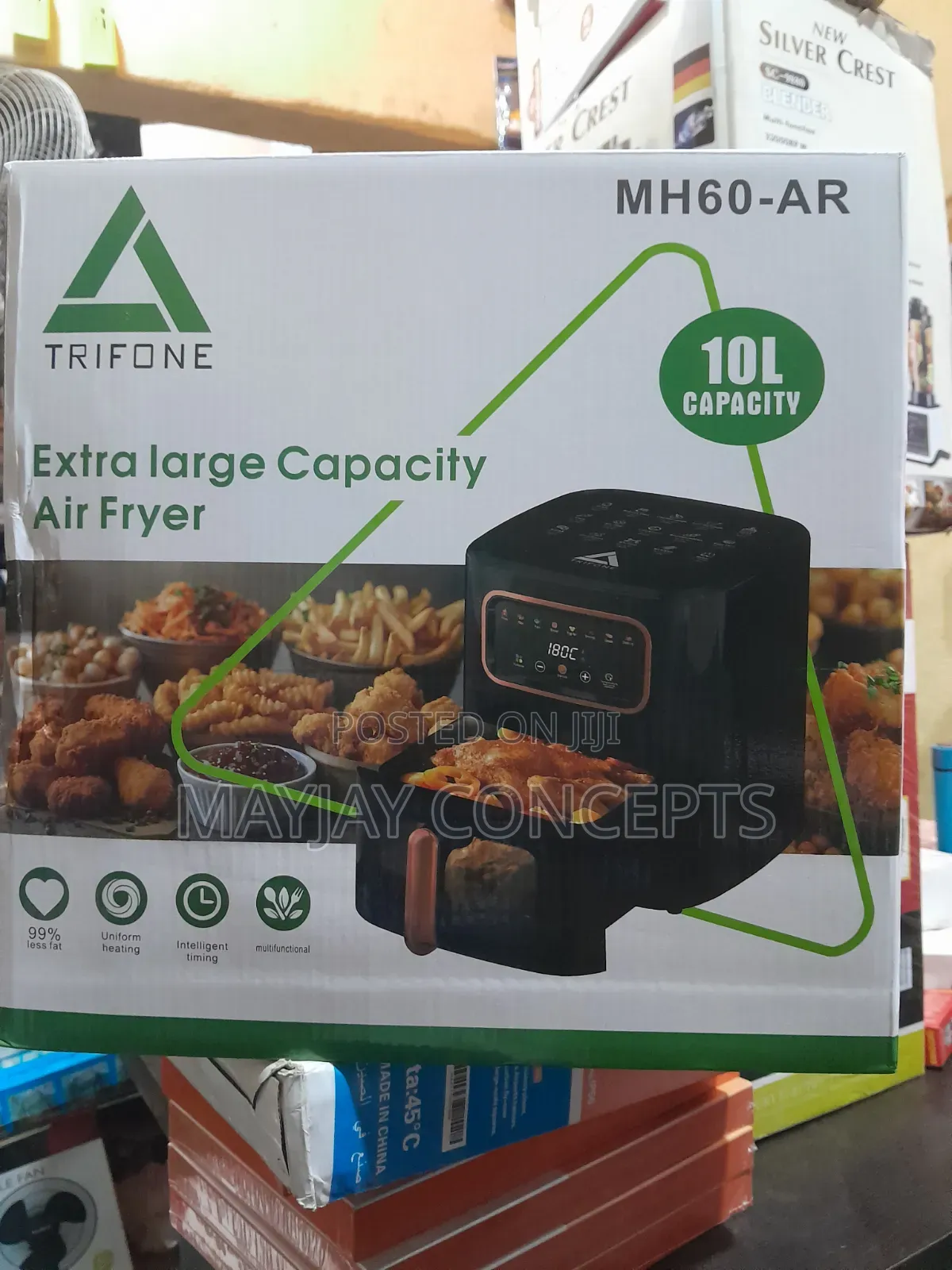 Trifone 10l Digital Air Fryer|Healthy Oil-Free Family Cooking