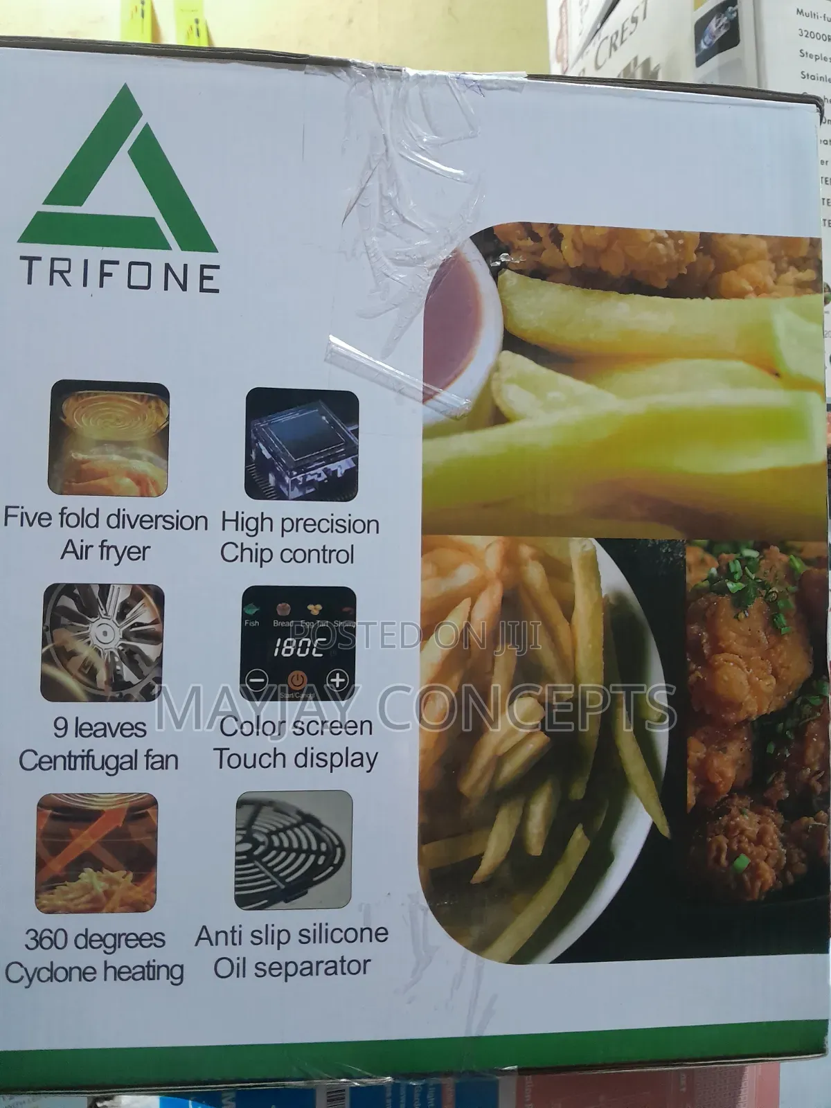 Trifone 10l Digital Air Fryer|Healthy Oil-Free Family Cooking