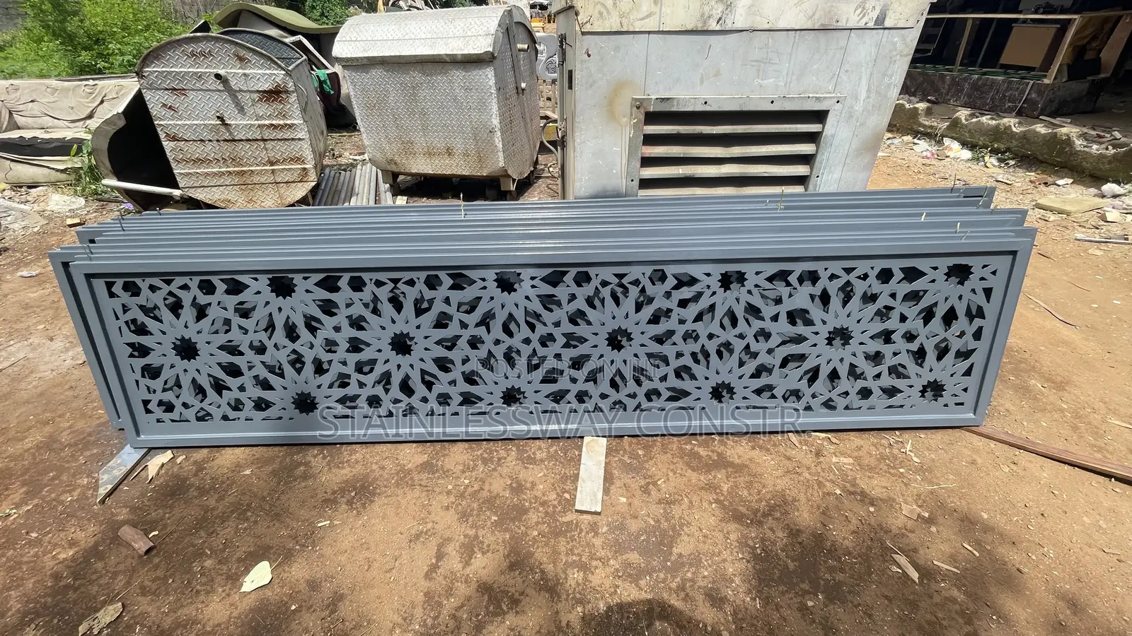 Lasercut Intricate Fence Rail