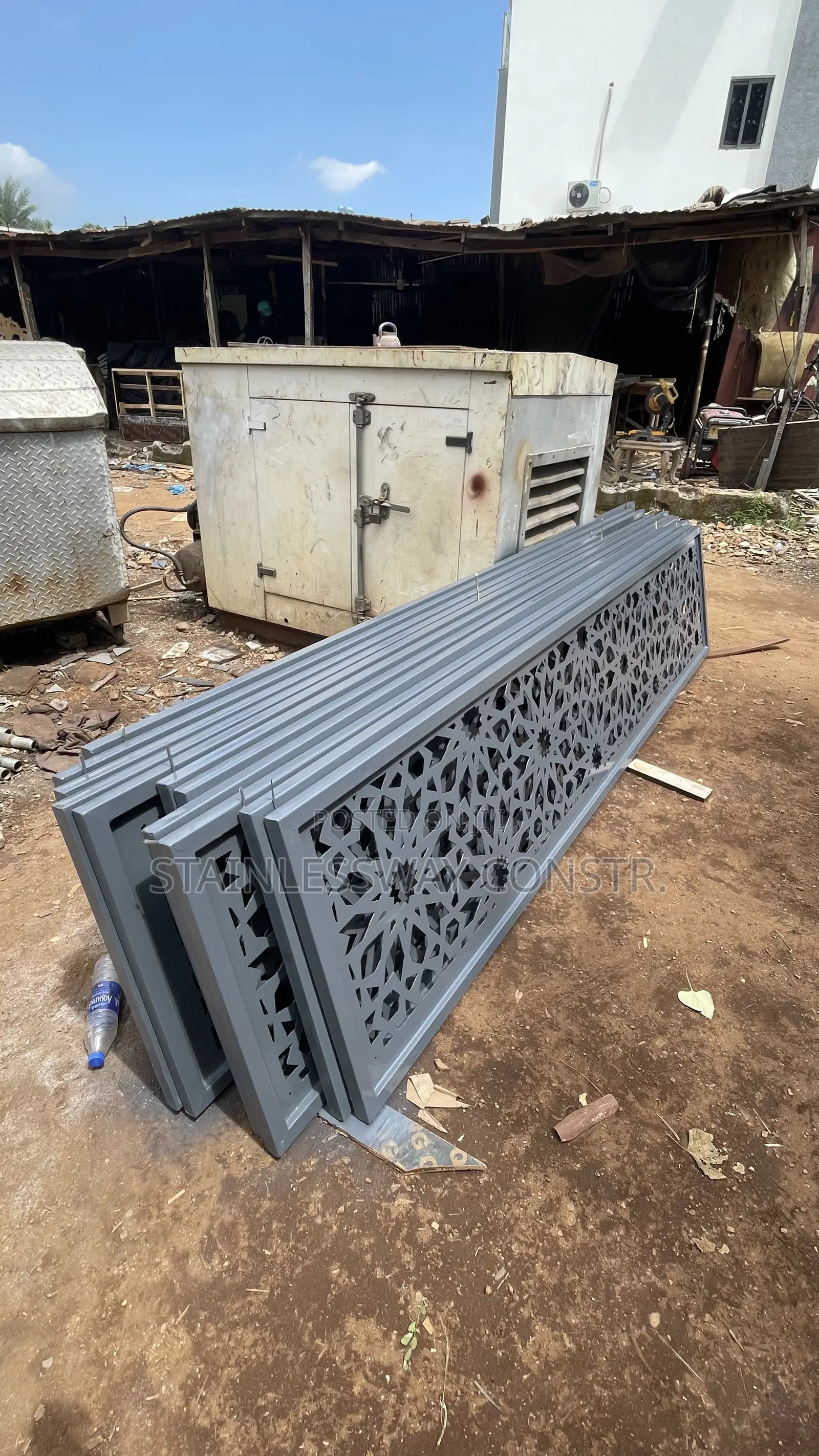 Lasercut Intricate Fence Rail