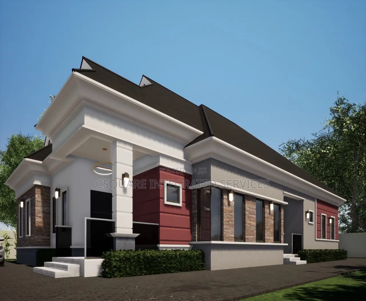 3-Bedroom Bungalow Architectural Design