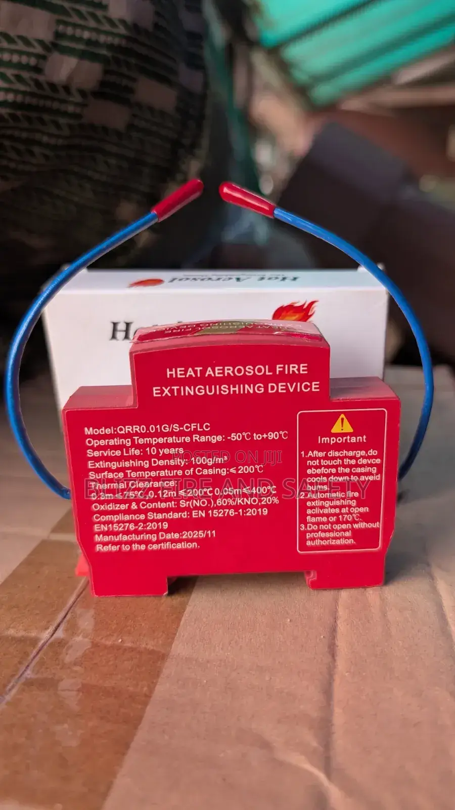 Hot Aerosol Fire Suppressor Breaker