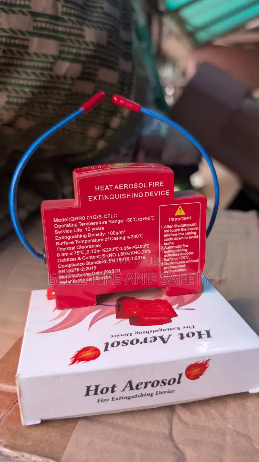 Hot Aerosol Fire Suppressor Breaker