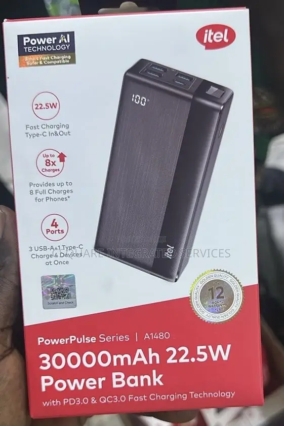 Itel 30000mah Power Bank