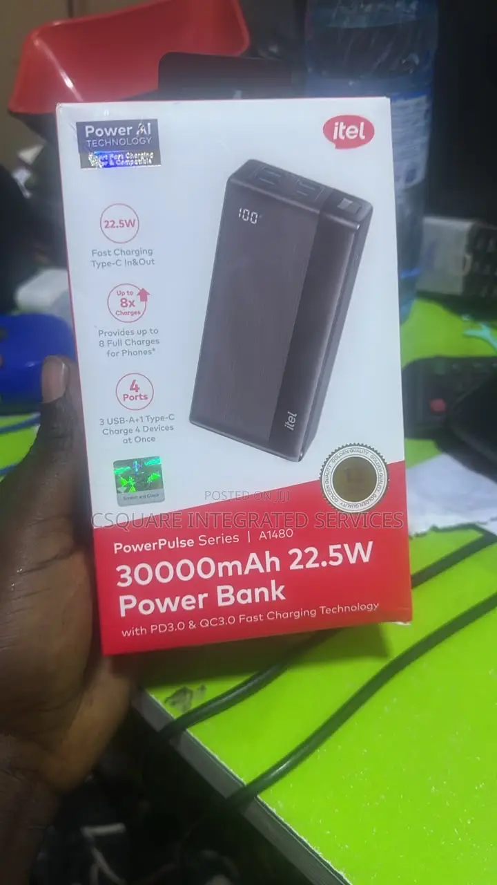 Itel 30000mah Power Bank