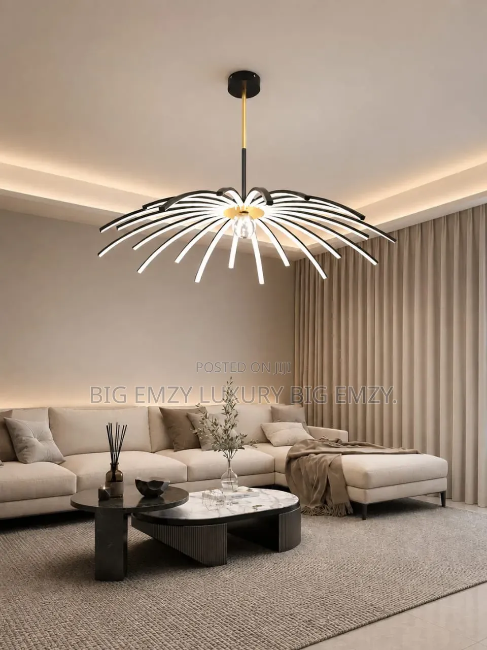 Modern Umbrella Led Chandelier.