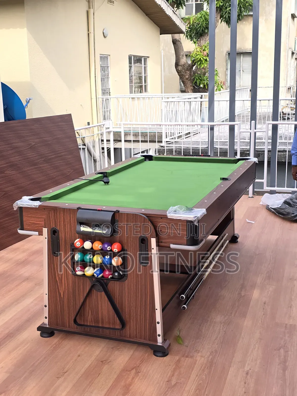 4-in-1 Rotating Game Table | Pool + Air Hockey + Table Tennis + Dining