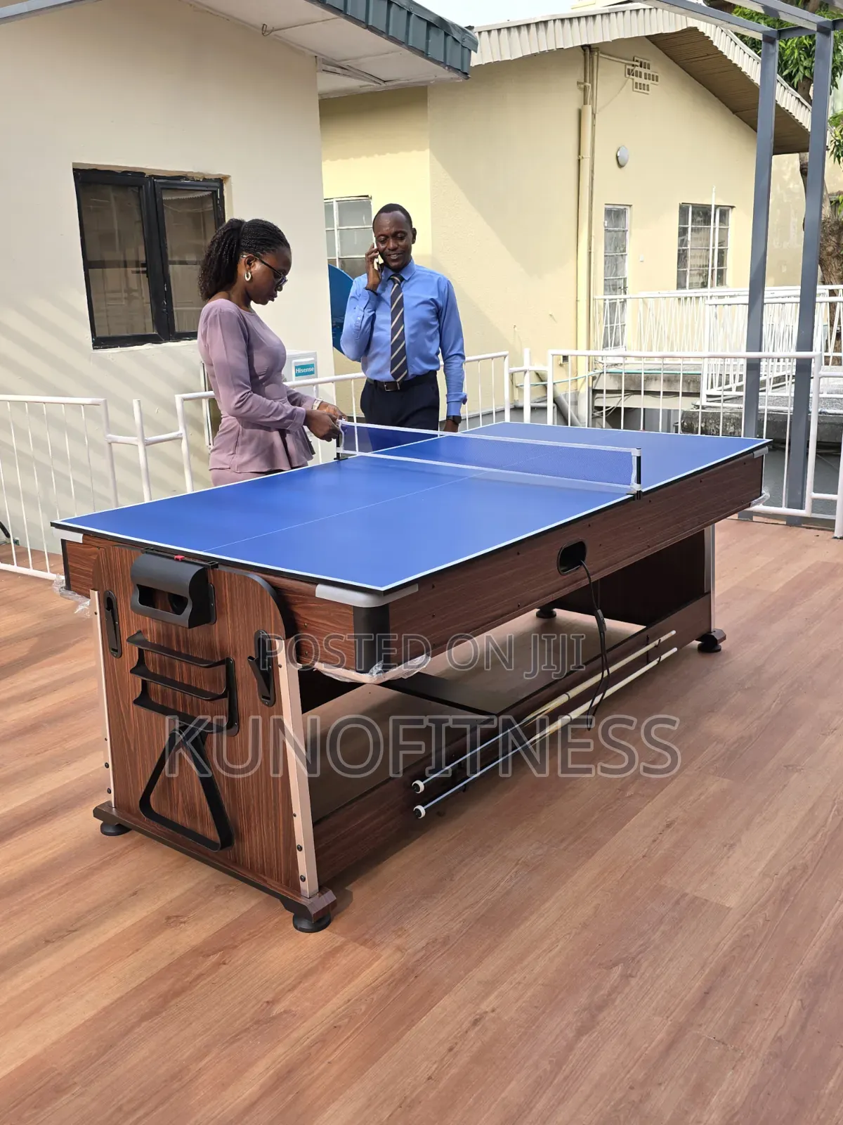 7ft 4-in-1 Game Table | Billiards Pool Air Hockey Table Tennis Dining