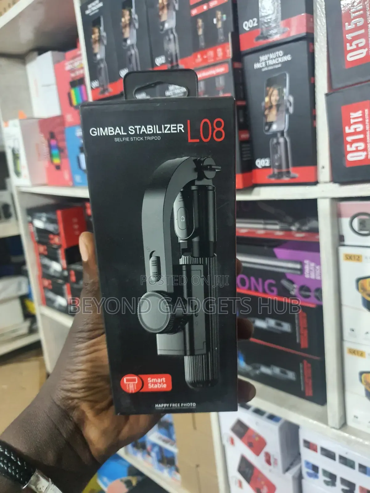 The L08 Gimbal Stabilizer Selfie Stick Tripod