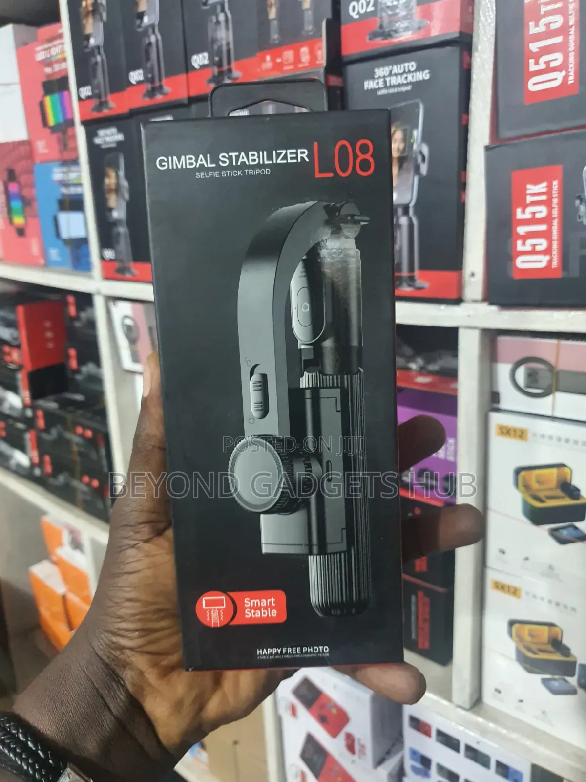 The L08 Gimbal Stabilizer Selfie Stick Tripod