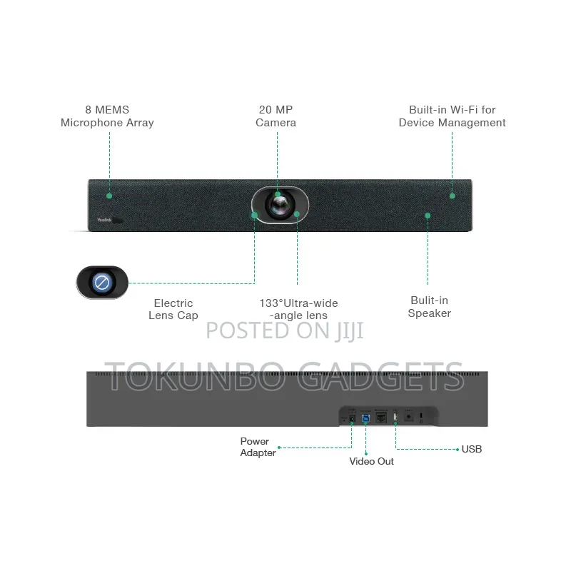 Yealink Uvc40 Video Bar | Camera