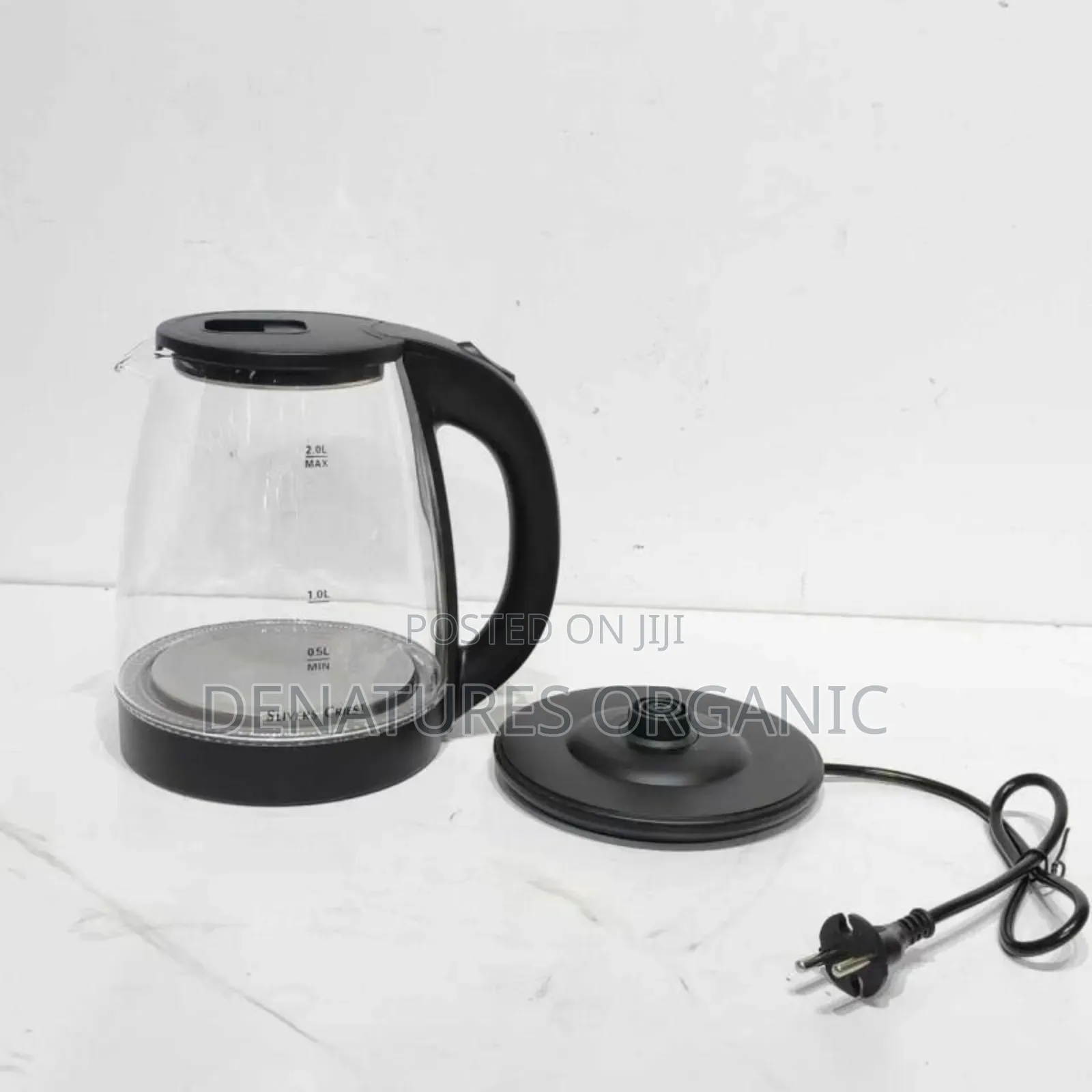 2l Blue Light Electric Glass Kettle