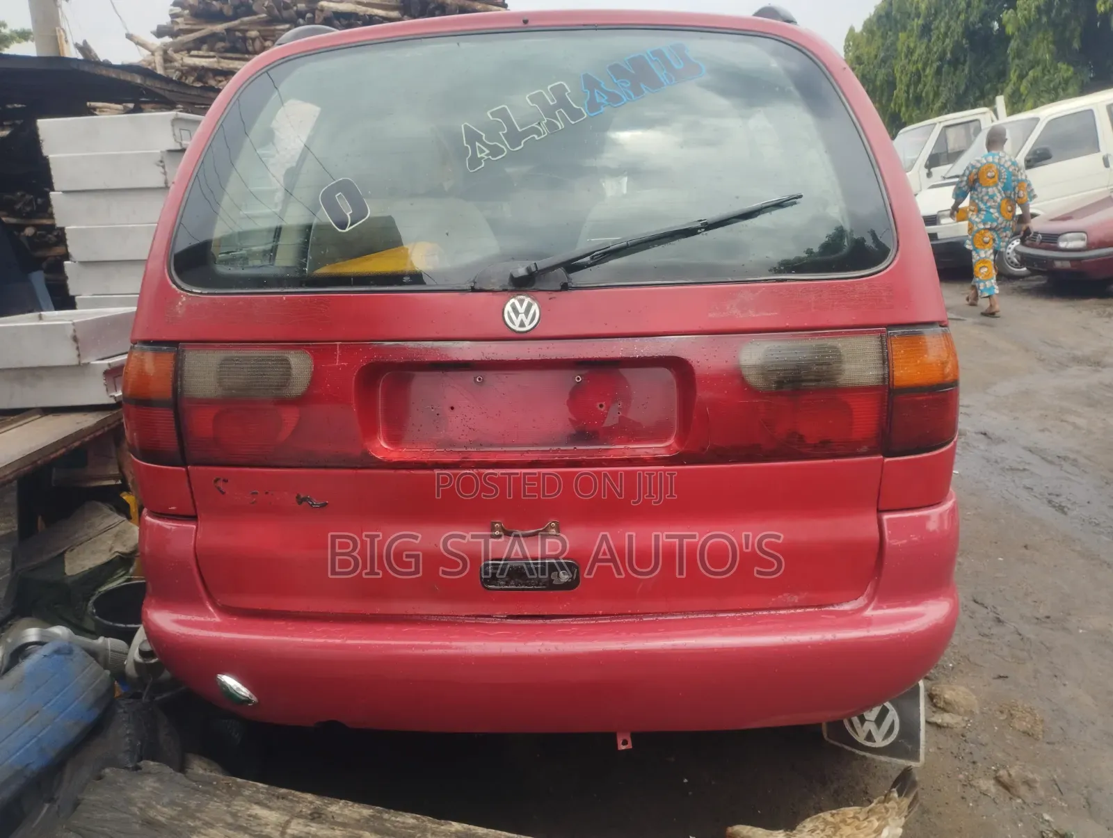 Volkswagen Sharan 1998 Red