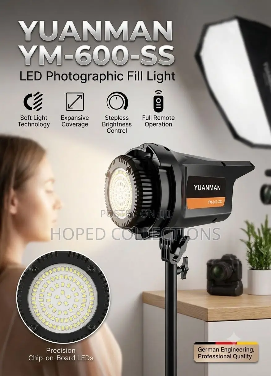 Ym-600-Ss Led Photographic Fill Light With 2.1m Tripod