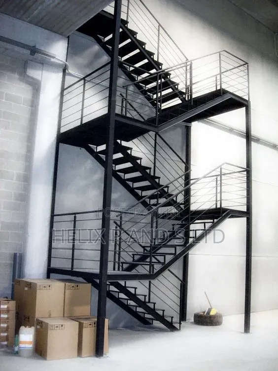 Exit Steel Staircase