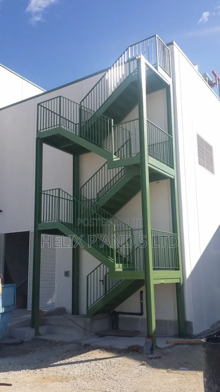 Exit Steel Staircase