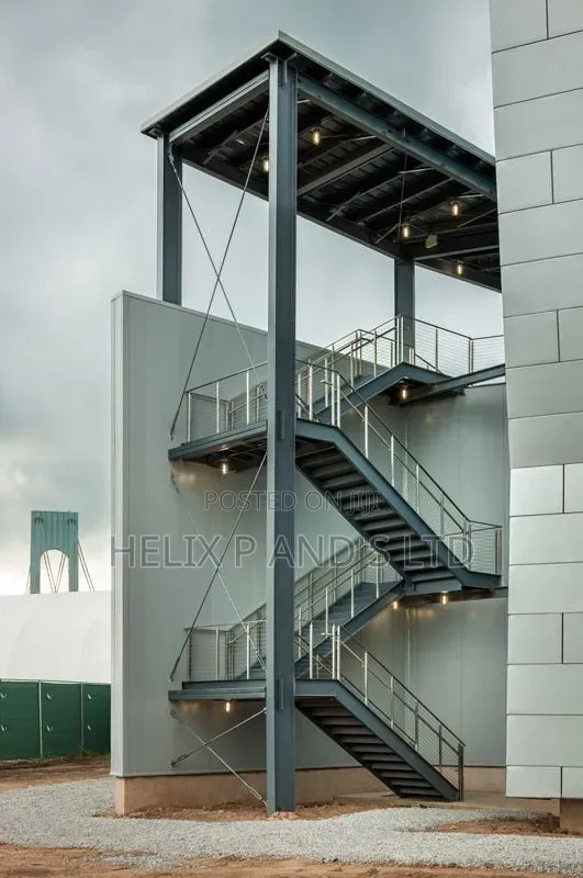Exit Steel Staircase