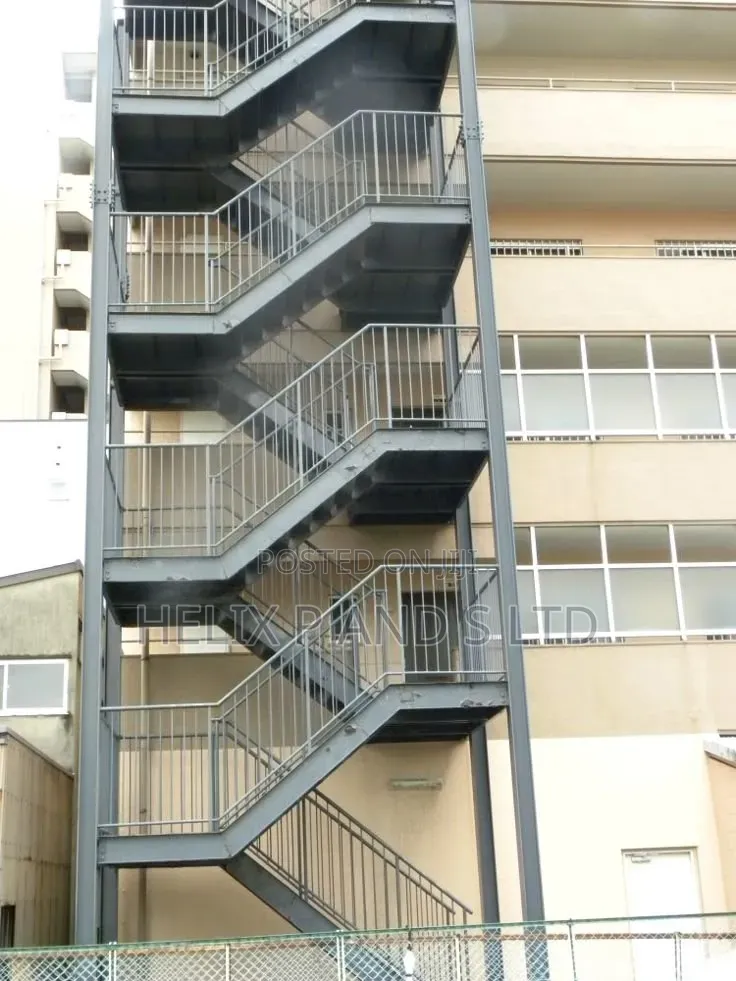 Exit Steel Staircase