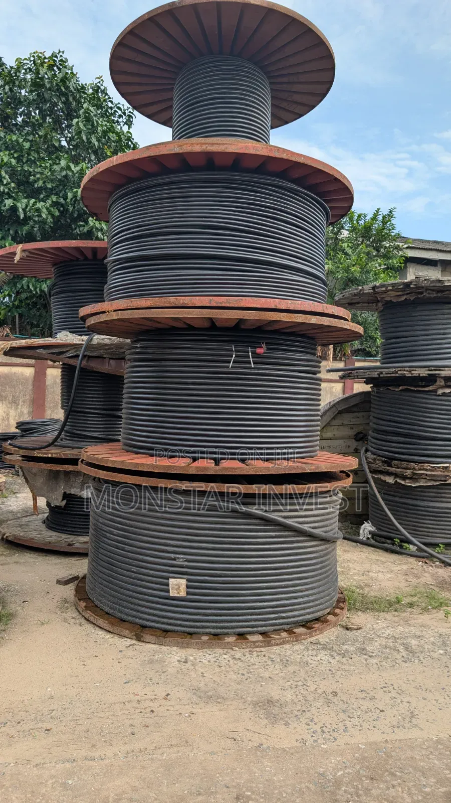 All Sizes of Armored Cable Drum