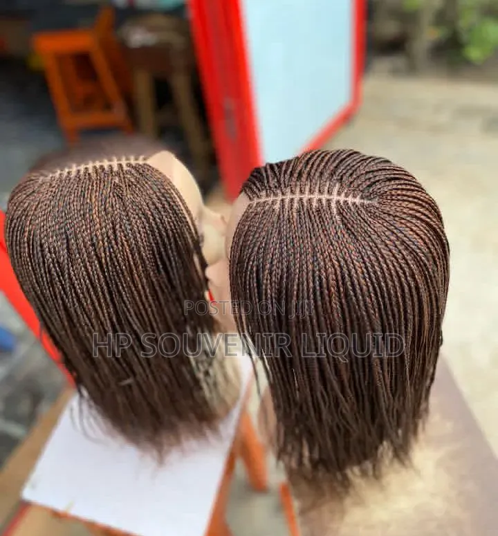 Short Braided Wig