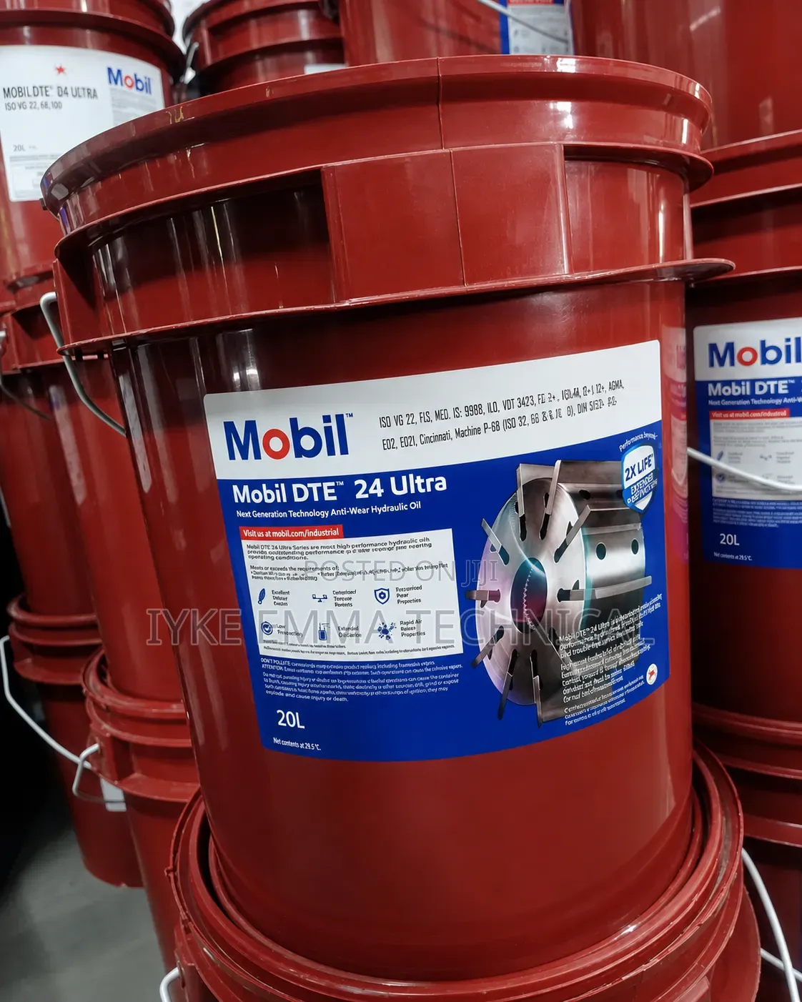 Mobil Dte 24 Ultra Hydraulic Oil 20l