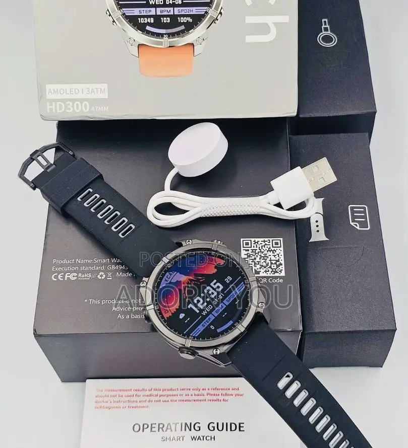 Hd300 Amoled Rugged Smart Watch