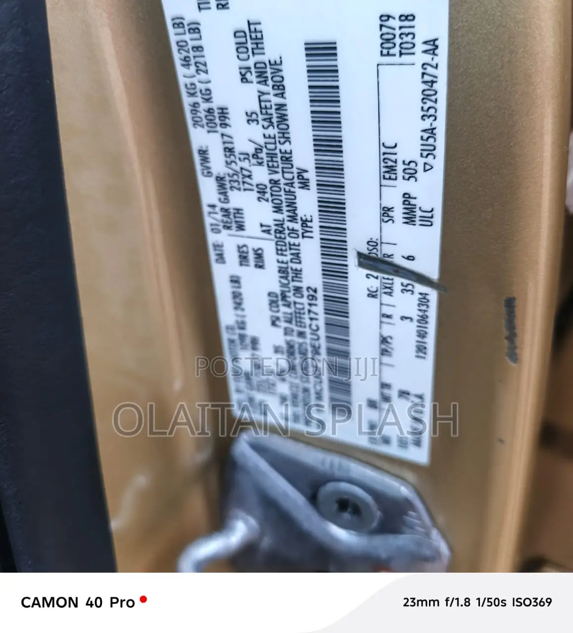 Ford Escape 2014 Gold