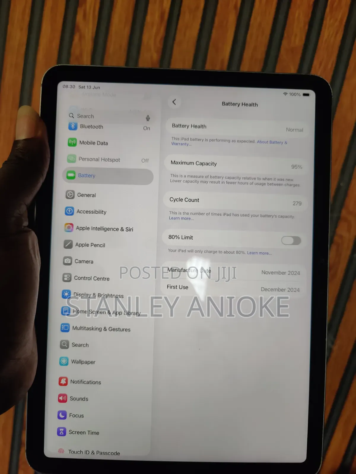 Apple iPad Air 11 (2024) 128 GB Gray