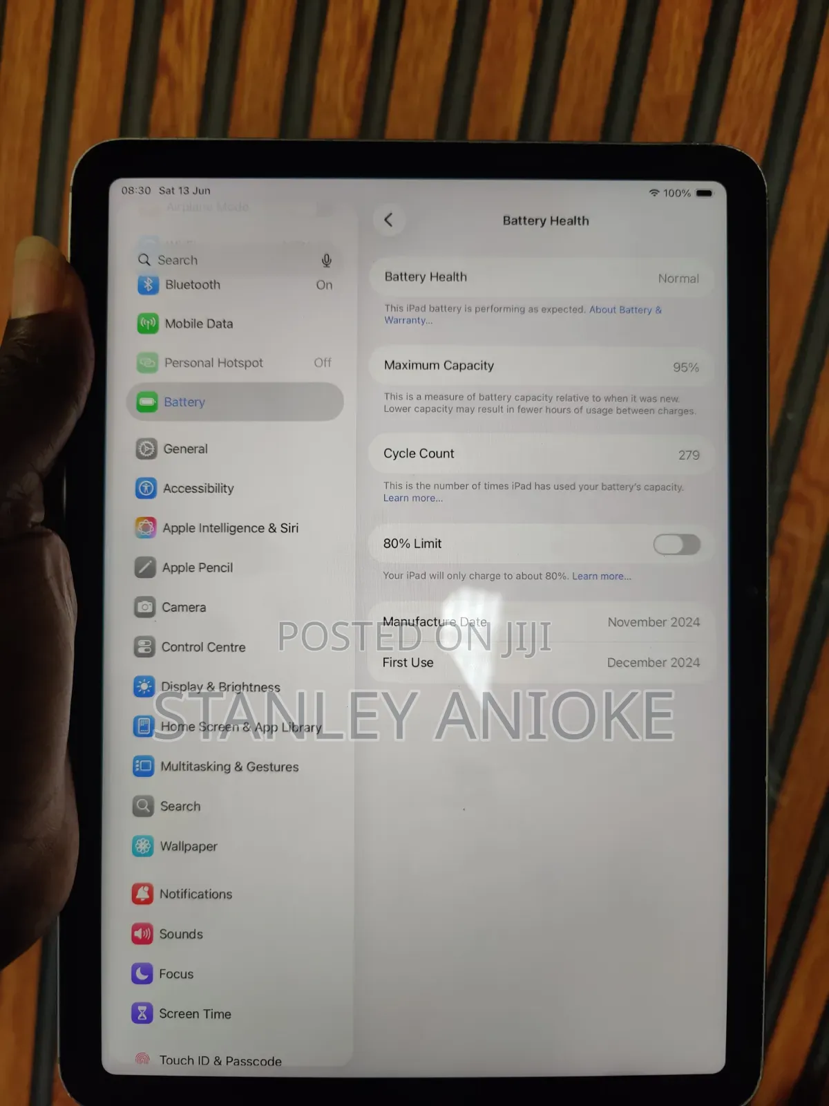 Apple iPad Air 11 (2024) 128 GB Gray