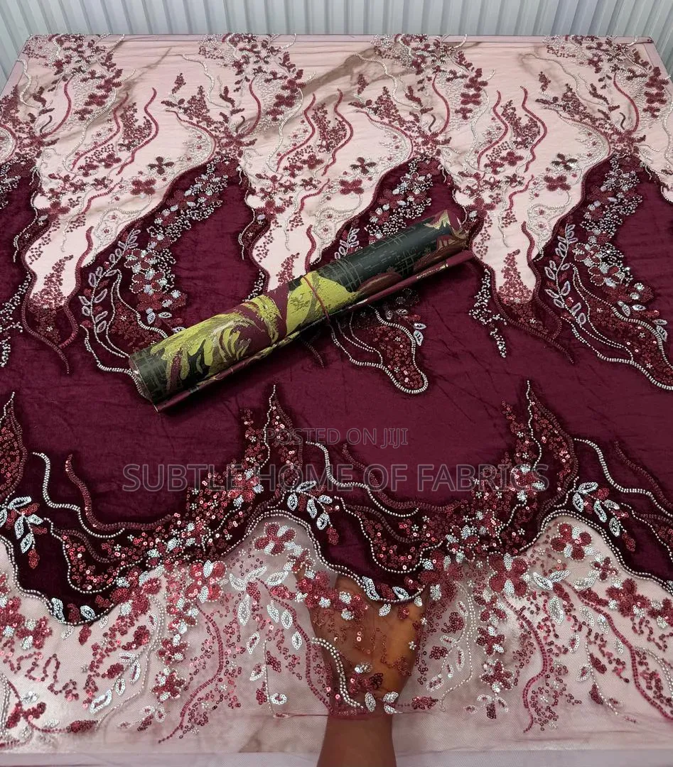 August–December Brides, Your Fabricis Here! Luxury Velvet Beaded Lace
