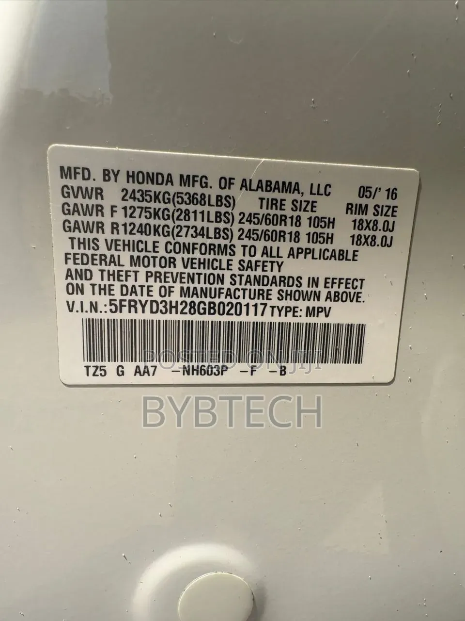 Acura MDX 2016 White