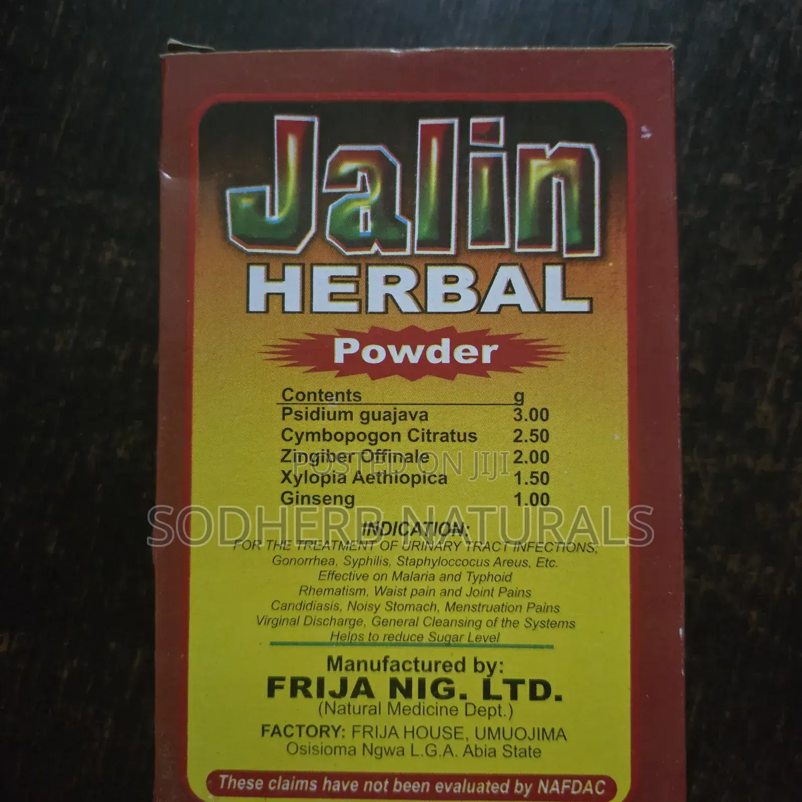 Jalin Herbal Powder for Infection Flusher