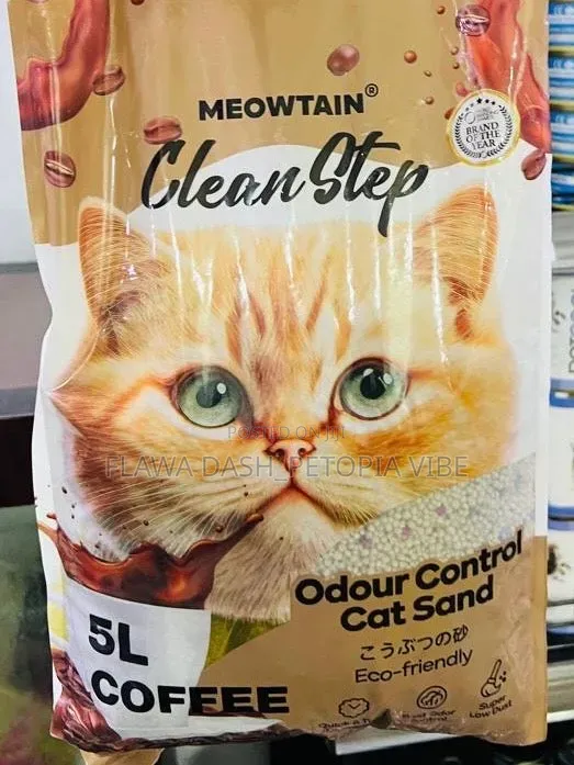 Meowtain Clean Step Odour Control Cat Sand 5litres