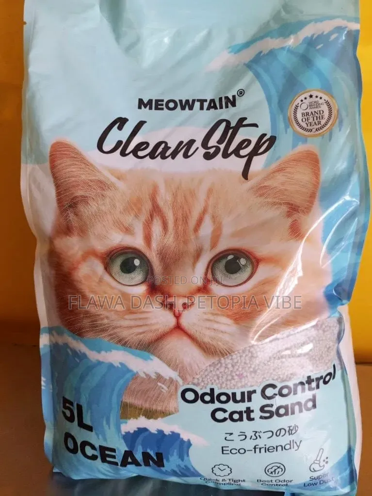 Meowtain Clean Step Odour Control Cat Sand 5litres