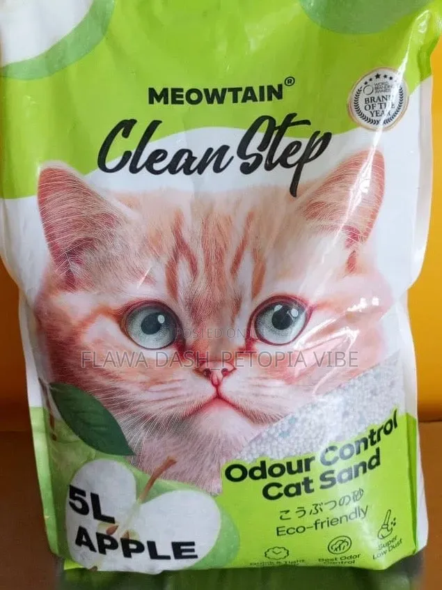 Meowtain Clean Step Odour Control Cat Sand 5litres