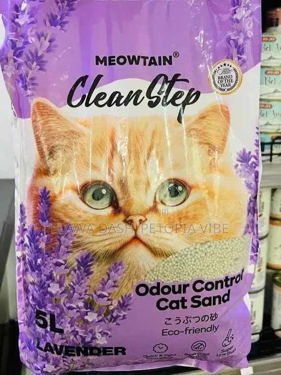 Meowtain Clean Step Odour Control Cat Sand 5litres