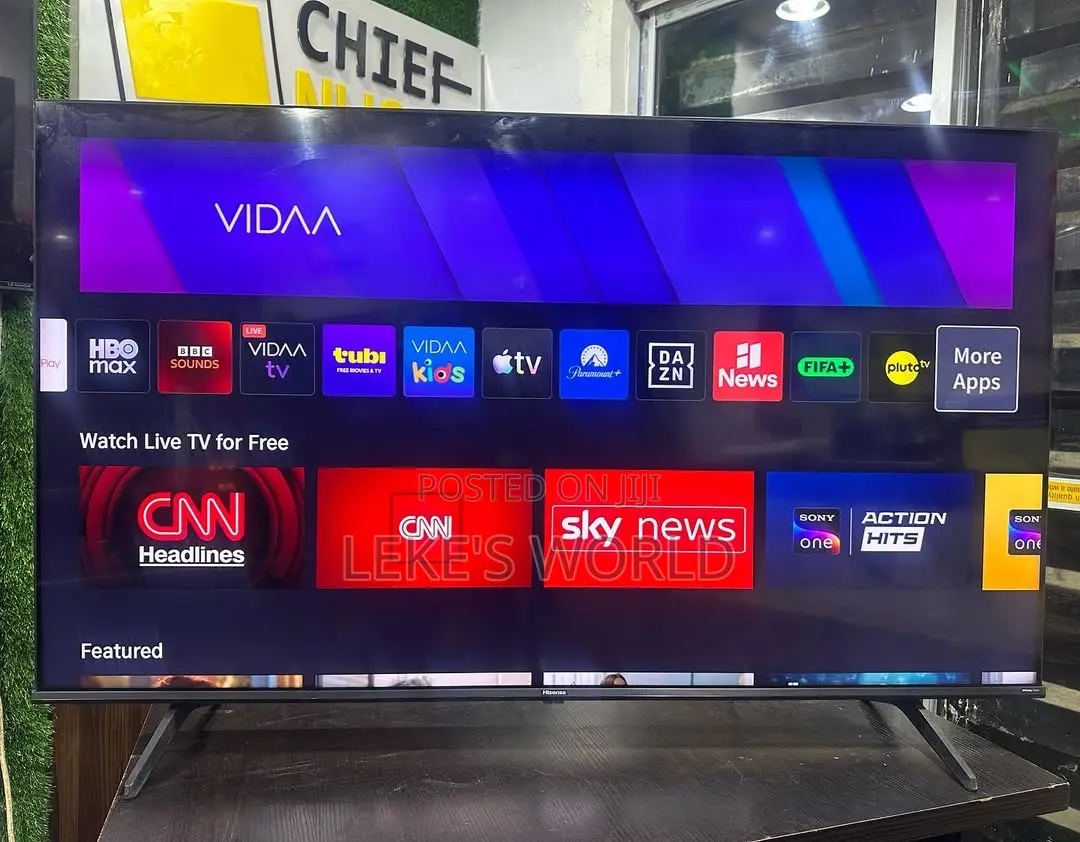 Hisense 55” Uled Miniled Quantum Dot Colour Smart Tv(Uk Used)