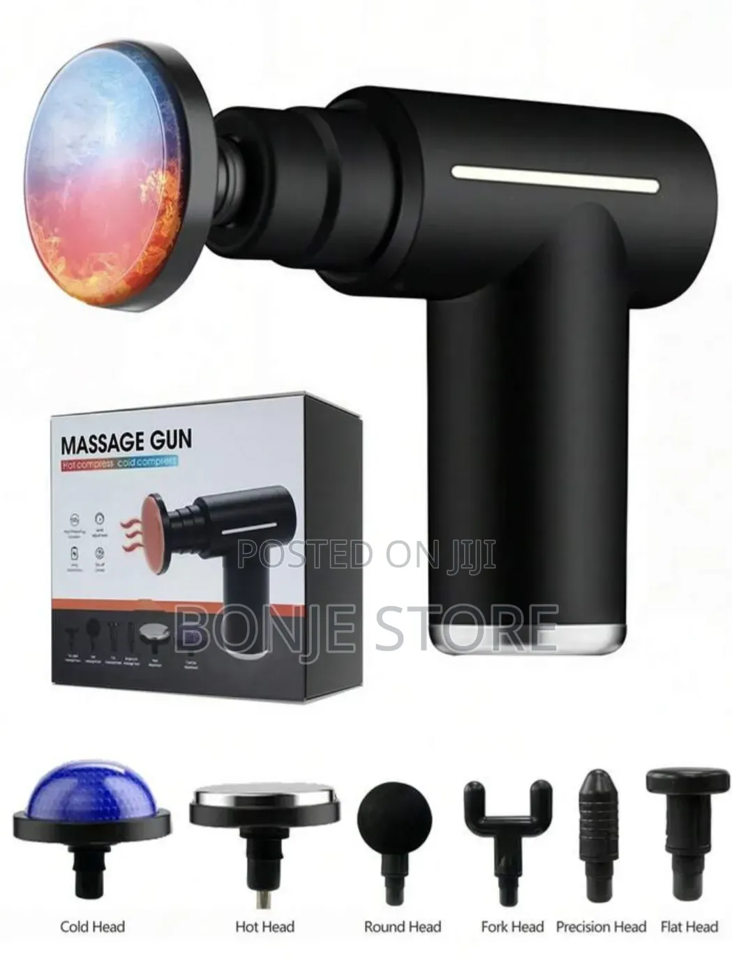 6 Head Blueidea Wireless Massage Gun Cold Compress and Hot Compress