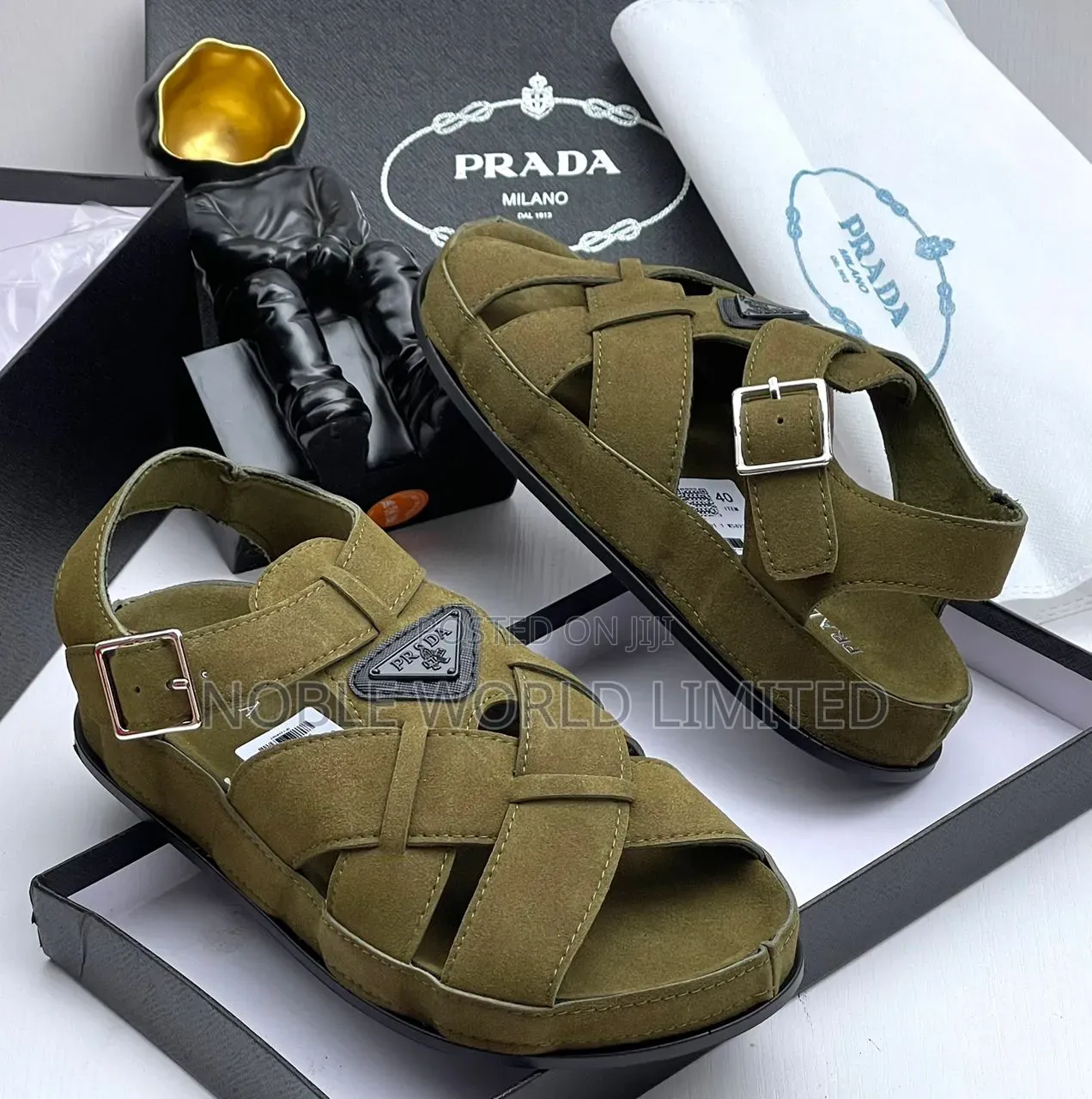 Fully Boxed Prada Men's Sandals Frank 6g