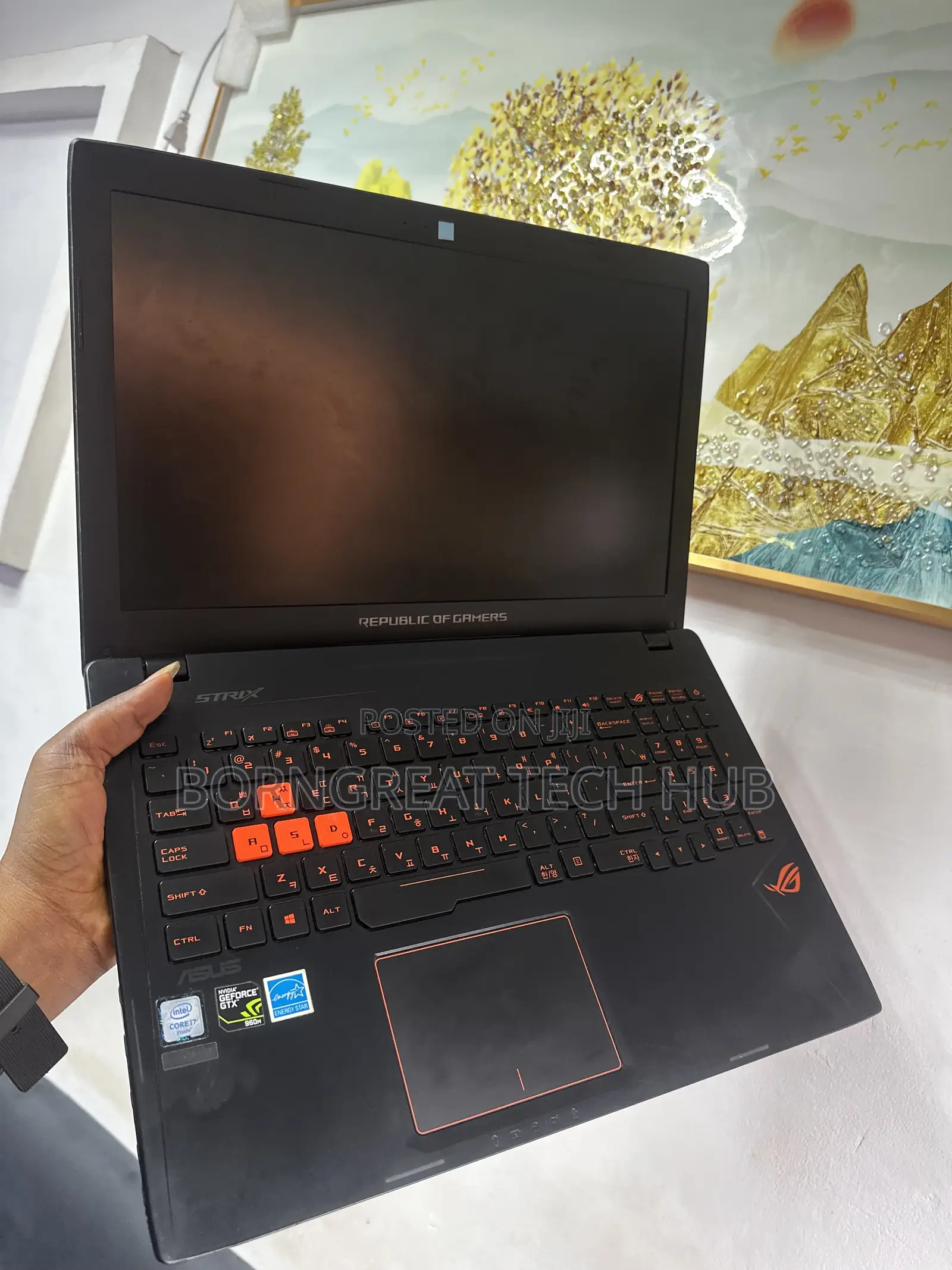 New Laptop Asus ROG GL553VD 8GB Intel Core i7 SSD 256GB