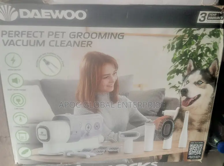 Daewoo Perfect Pet Grooming Vacuum Cleaner Grooming Set