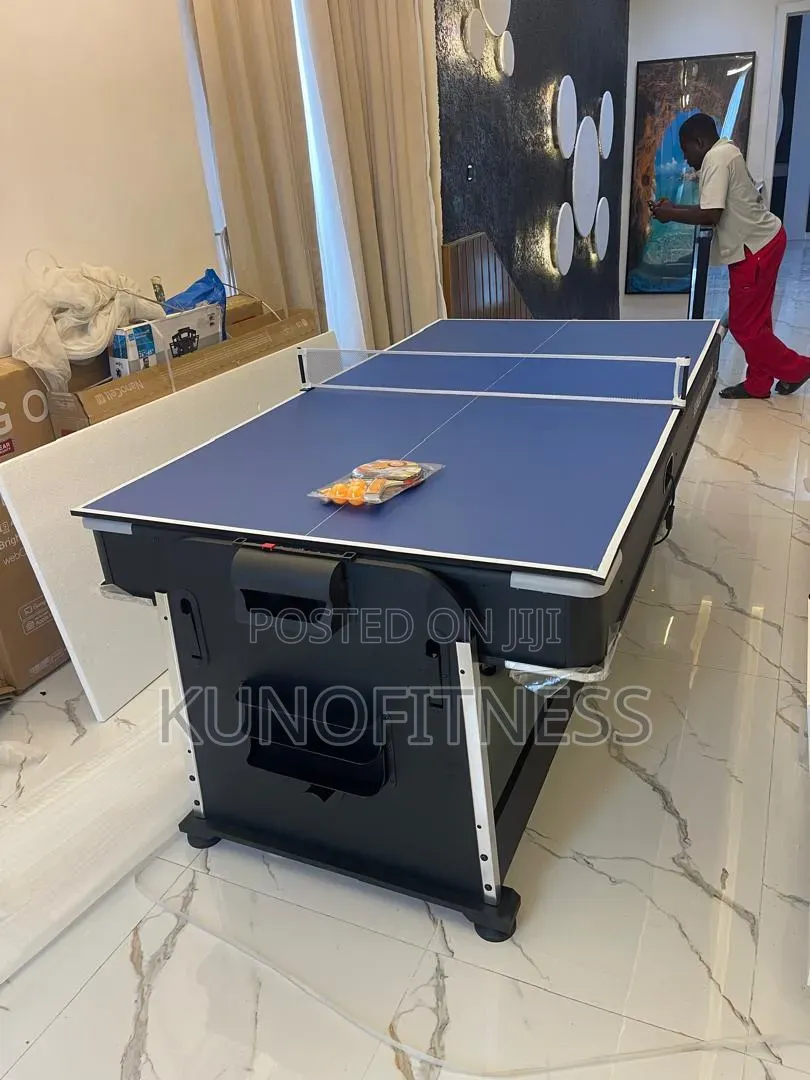 7ft Pool Air Hockey Dining Tennis Table 4-in-1 | Game Table